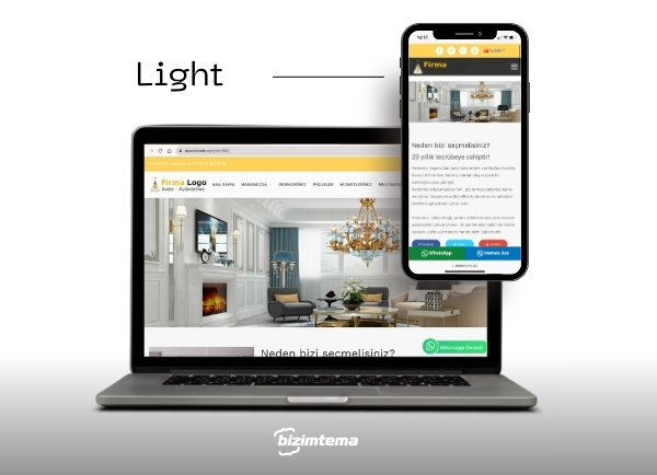 Avize-Aydnlatma Firma Web Sitesi Light