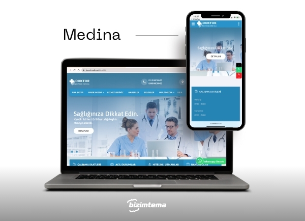 Doktor - Klinik Web Sitesi Medina