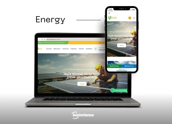 Elektrik ve Enerji Firması Web Paketi Energy