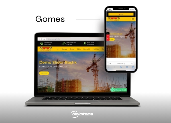 Hafriyat - İnşaat Web Sitesi Gomes