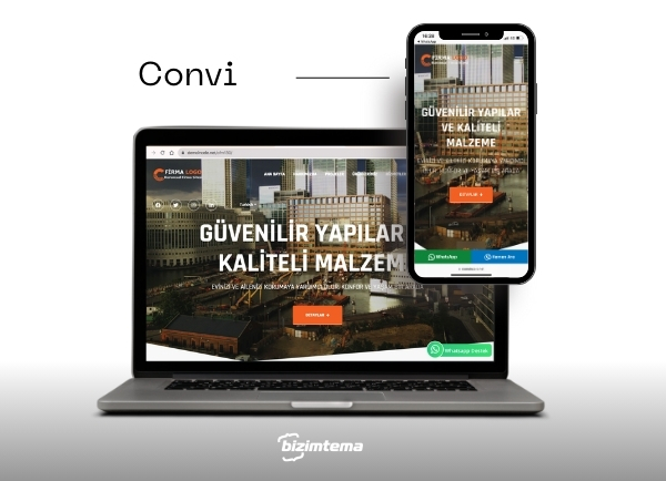 İnşaat - Mimarlık Web Sitesi Convi