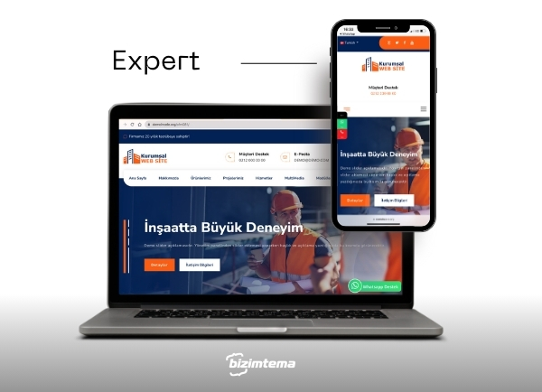 İnşaat - Mimarlık Web Sitesi Expert