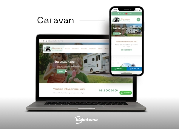 Karavan Firması Web Sitesi Caravan