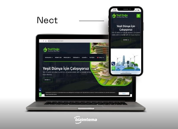 Kurumsal Enerji Firması Web Sitesi Nect