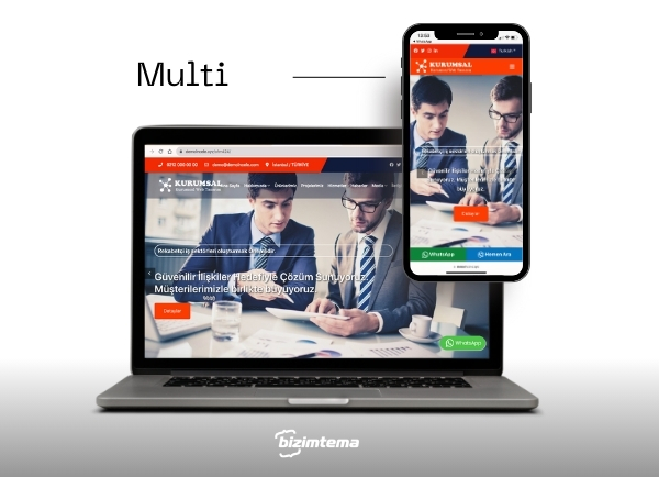 Kurumsal Firma Web Sitesi MultiSektor