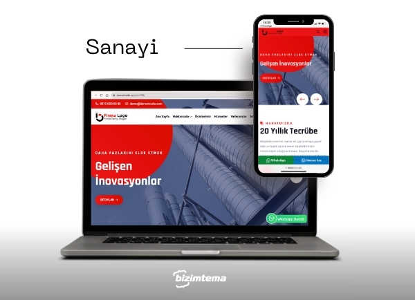 Kurumsal Metal Firmaları Web Sitesi Sanayi