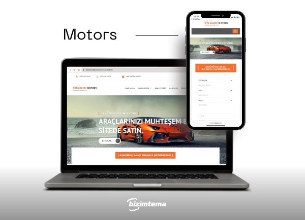 Oto Galeri Web Sitesi Motors