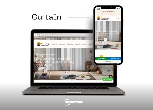 Perde Firması Web Sitesi Curtain