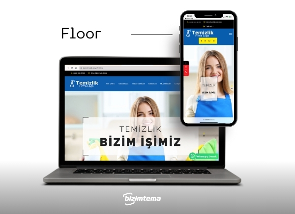 Temizlik Firma Web Sitesi Floor