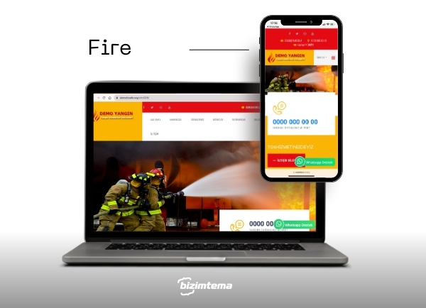 Yangın Söndürme Firma Sitesi Fire