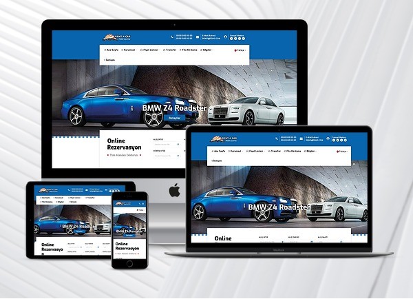 Rent A Car Web Sitesi Road