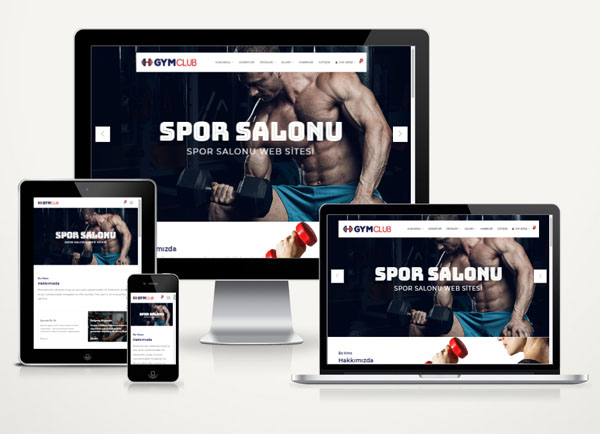 Spor Salonu Web Sitesi Flux