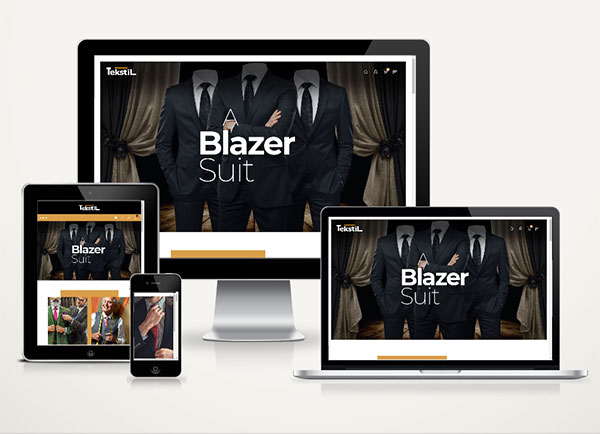 E-Ticaret Tekstil Sitesi Blazer