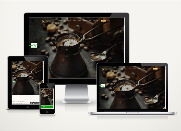 Cafe Web Sitesi Onepage