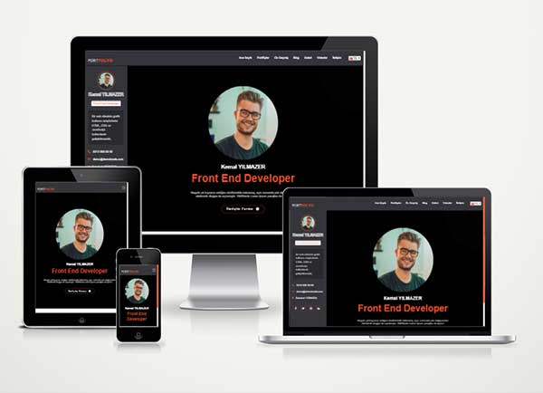 Kişisel CV - Portfolyo Web Sitesi Folio