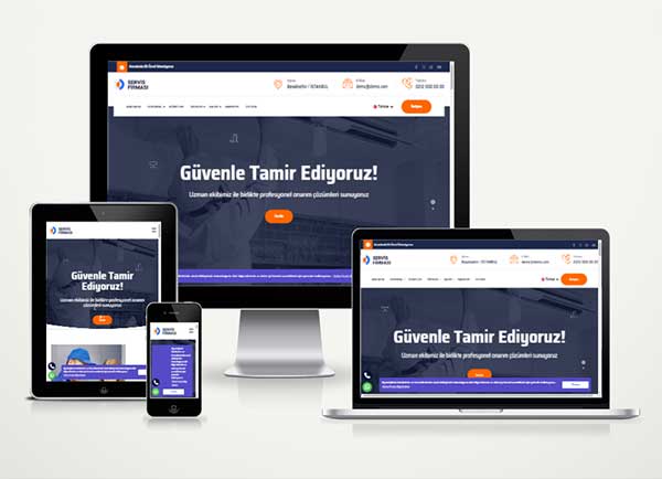 Kombi Klima Teknik Servis Web Sitesi KKT